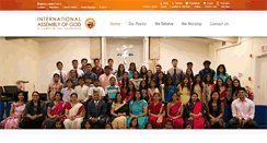 Desktop Screenshot of indiachurchaz.org